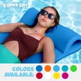 thumbnail image 4 of TRC Recreation Splash 1.25" Thick Foam Pool Float Adult Water Lounger w/ Headrest, Blue, 4 of 12