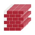 thumbnail image 2 of WALPLUS 24 Sheets 12" x 6" 40% More Coverage Peel and Stick Backsplash Tiles Sticker for Kitchen Stick on Backsplash Subway Smart Tiles Bathroom Splashback Water Heat Resistant Cherry Red Glossy, 2 of 10