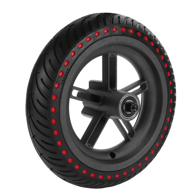 Moyeu de Roue Arrière en Caoutchouc, Ensemble de Moyeu de Roue Arrière Tubeless Anti-Dérapant Haute Ténacité pour Maintanence Rouge