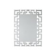 thumbnail image 2 of Benjara BM230905 47 in. Greek Key Design Accent Mirror, Silver, 2 of 3