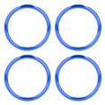 thumbnail image 2 of AC Knob Rings, 4Pcs/Set Original Mold Air Conditioner Vent Cover Trim  for Car Interior Styling Replacement for  Camaro 2016-2019 Red,Blue, 2 of 7