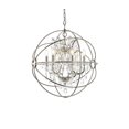 thumbnail image 1 of Elegant Lighting Geneva 25" 6 Light Royal Crystal Pendant Lamp, 1 of 9