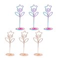 thumbnail image 3 of Miangastore 6Pcs Table Number Holders Place Card Holders Photo Holder Clip Stand Table Number Holder, 3 of 8