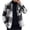 Black, variant on AherBiu Plus Size Men's Flannel Shirts Long Sleeve Cotton Plaid Trendy Casual Shirts Jackets Fall Button down Shirt with Pockets