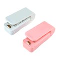 thumbnail image 2 of 2 Pcs Portable Mini Scellant Sac de Chaleur à la Maison en Plastique Snacks Sac Scellant Machine Emballage Alimentaire Sac de Rangement de Cuisine Clips, Rose, 2 of 5