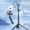 B, variant on RKSTN Aluminum Alloy Selfie Sticks Outdoor Travel Photography Handheld Gimbal Selfie Stick with Shakes Retractable Stabilizer Desktop Phone Holders for Live Streaming and Tabletop Tripod Use