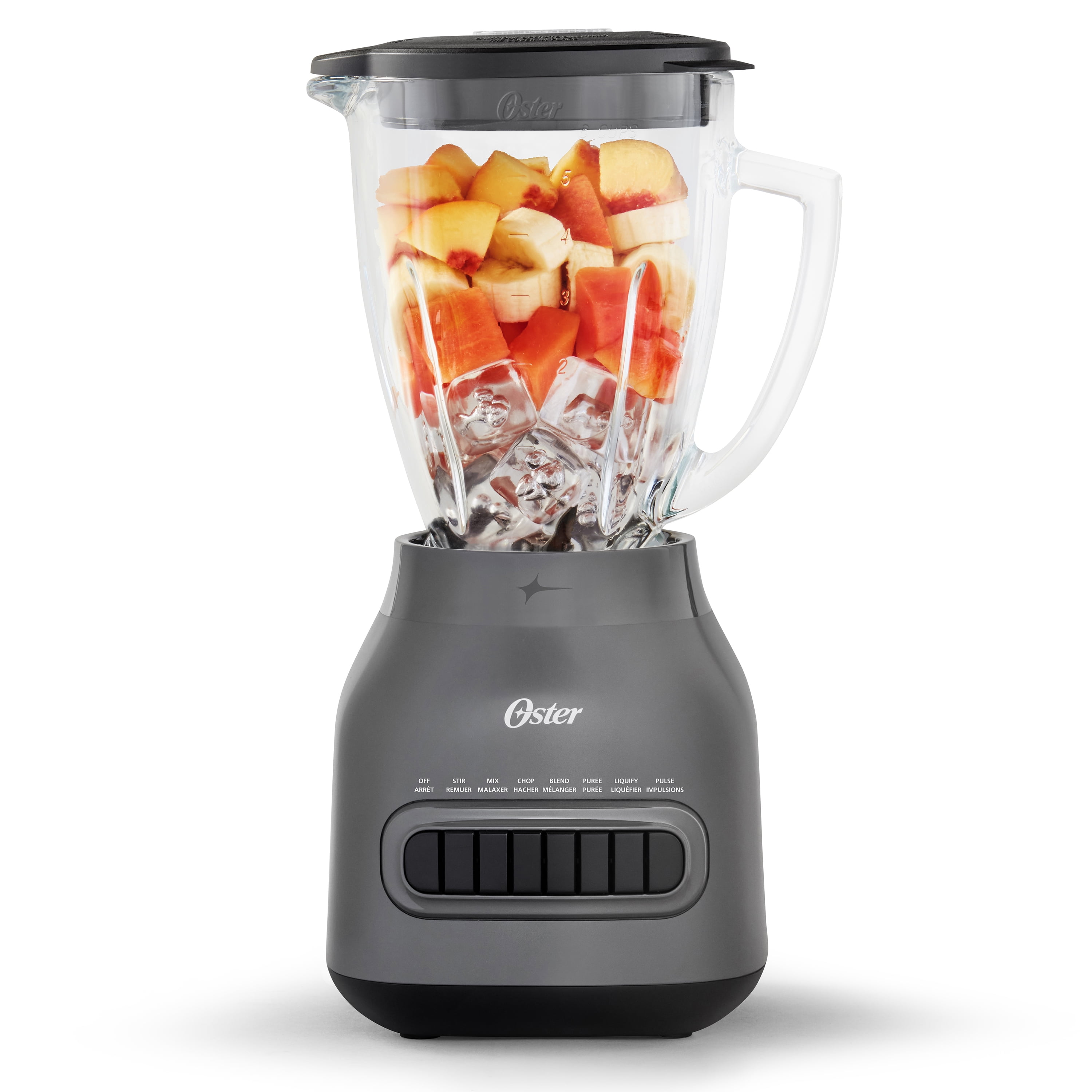 Oster Easy-to-Clean Blender with 6-Cup Boroclass Glass Jar