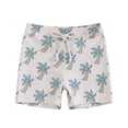 thumbnail image 1 of Sunnyoo Boys Swim Trunks Coconut Tree Prints Quick Drying Board Shorts Bathing Suit, 1 of 2