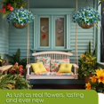 thumbnail image 4 of Hotop 2 Pack Artificial Hanging Baskets with Flow, 4 of 6