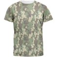 thumbnail image 1 of Green Woodland Camo Mens Soft T Shirt, 1 of 2