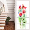thumbnail image 1 of Esquisse Aquarelle de Fleurs de Coquelicot Rouge - Grande Impression sur Toile Florale, 1 of 3