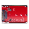 thumbnail image 3 of StarTech.com M.2 to U.3 Adapter, For M.2 NVMe SSDs, PCIe M.2 Drive to 2.5inch U.3 (SFF-TA-1001) Host Adapter/Converter, TAA Compliant - 2.5" Drive Form Factor (1M25-U3-M2-ADAPTER) - Interface adapter - M.2 - M.2 NVMe Card / PCIe 4.0 (NVMe) - U.3 - red - TAA Compliant, 3 of 12
