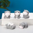 thumbnail image 3 of Coofit Mini Ornement Créatif Adorable Chat Ornement Décoratif en Résine Ornement de Table, 3 of 10