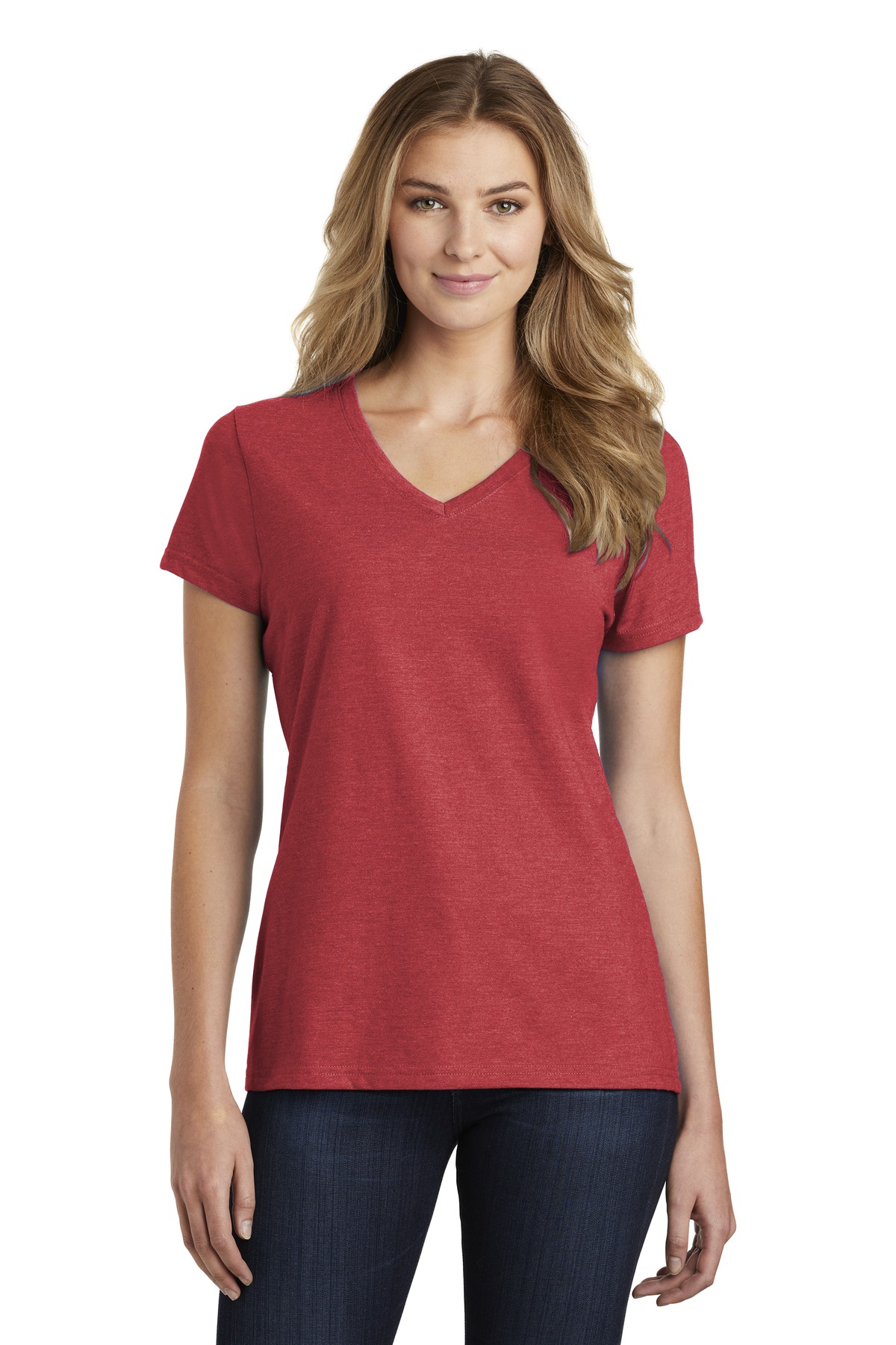 Port & Company Ladies 3 Pack Bundle Fan Favorite Blend V-Neck Tee, Multipack (Sizes XS - 4XL)