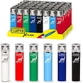 thumbnail image 1 of Clipper Briquet Réutilisable, Briquets Rechargeables à Flamme Jet, Solid Colors Collection, Présentoir de 48 Unités (6 Couleurs), Personnalisable, 1 of 1