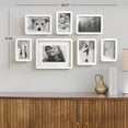 thumbnail image 4 of Boba 7pc White Gallery Picture Frame Set, 4 of 10