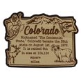 thumbnail image 2 of USA Colorado State Map Wooden Magnet Souvenir Fridge Magnet Gift, 2 of 4