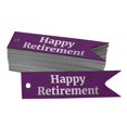 thumbnail image 1 of Inkdotpot Happy Retirement Bottle Tag Real Silver Foil Favor Hang Tags Pack Of 100, 1 of 6