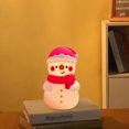 thumbnail image 4 of REK Multicolor Snowman Tap Light For Kids Bedroom Dimmable Night Lamp With 7 Changing Colors Cute For Nursery Childrens Room, 4 of 5