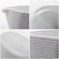thumbnail image 4 of Unique Bargains Large Storage Baskets Cotton Rope Basket Woven Laundry Basket with Handle, 4 of 6