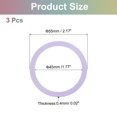 thumbnail image 2 of 3Pcs Magnetic Adapter Ring, Magnetic Wireless Charger Conversion Kit, Purple, 2 of 8