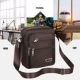 thumbnail image 1 of Vaidha Six Layer Zipper Single Shoulder Messenger Bag Business Bag Wallet, 1 of 4
