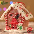 thumbnail image 2 of 1~10PCS Christmas Gingerbread Small House Pendant Creative  Tree Decorantions Hanging Ornament Navidad New Year Gift Home, 2 of 5