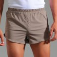 thumbnail image 4 of cllios Mens Athletic Shorts with Pockets Quick Drying Activewear for Gym Workout 3 Inch Classic Solid Fitness Training Shorts, 4 of 7