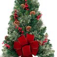 thumbnail image 5 of Haute Decor 28 Pouces Pré Allumé Easy Hang Noël Wall Tree Batterie, 5 of 5
