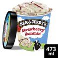 thumbnail image 1 of Ben & Jerry's Strawberry Jammin Ice Cream, 473 mL, 1 of 6
