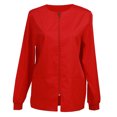 thumbnail image 1 of Veste d'Uniforme pour Femmes, Veste de Travail à Fermeture Éclair devant, Veste d'Échauffement, 1 of 4