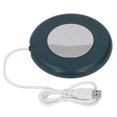 thumbnail image 1 of Rechargeable Mug Warmer, Energy Saving Power Coffee Mug Warmer 55°C Constant Temperature Wear Resistant  For Office For Coffee Green, 1 of 8