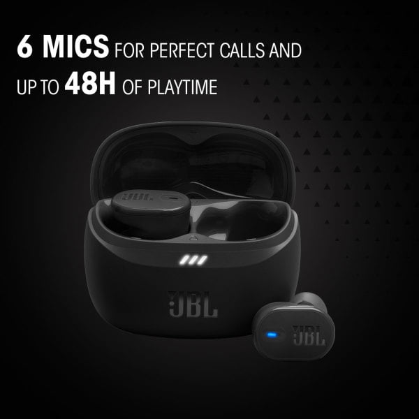JBL Tune Buds 2 True Wireless Noise Cancelling Earbuds - Black