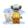 thumbnail image 2 of 15 Pcs One Piece Luffy, Jobana Mesabo Robin Shanksbrook Minifigurine Jouet de Blocs de Construction Assemblés, 2 of 5