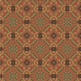 thumbnail image 1 of Ahgly Company Tapis d'Intérieur Lavable en Machine Carré Transitionnel Acajou Brun, 4 Pieds Carré, 1 of 7