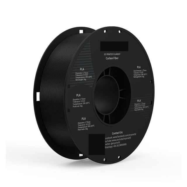 ABS ASA PETG/PLA Carbon Fiber 1.75mm 3D Printing Filament 1KG For 3D FDM Printer ,Easy to Use