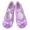 thumbnail image 1 of Bow Bow Bow Girls' Soft Soled Sequined Dance Shoes Elastic Strap Shaped Shoes for Practice, 1 of 3