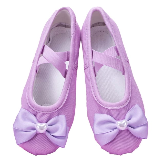 Bow Bow Bow Girls' Soft Soled Sequined Dance Shoes Elastic Strap Shaped Shoes for Practice