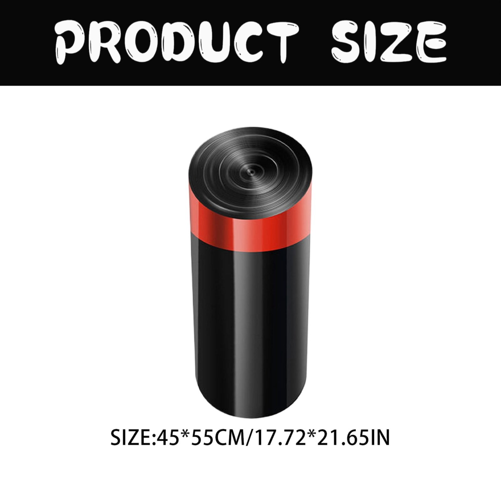 Disposable Garbage Bag,Thickened Flat Mouth With Drawstring,Rolled Garbage Bag,Small Trash Bags For Kitchen Bathroom Bedroom Office Use,Extra Strong Small Garbage Bags
