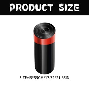 Disposable Garbage Bag,Thickened Flat Mouth With Drawstring,Rolled Garbage Bag,Small Trash Bags For Kitchen Bathroom Bedroom Office Use,Extra Strong Small Garbage Bags