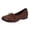 Brown Shoes Buy more save more, variant on hopeusnice Clearance Women's Rhinestone Shoes Glitter Bowknot Slip On Flat Loafers Breathable Comfortable Sneakers Walking Shoes Platform Flats Rose Gold 39