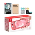 thumbnail image 1 of Nintendo Switch Lite Coral with Triangle Strategy, Mytrix 128GB MicroSD Card and Accessories NS Game Disc Bundle Best Holiday Gift, 1 of 6