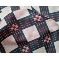 thumbnail image 4 of oneOone Silk Tabby Fabric Check Ikat Print Fabric By The Yard 42 Inch Wide, 4 of 4