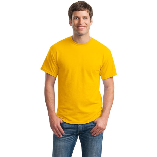 Gildan T-Shirt pour Hommes à Manches Courtes DryBlend 50 Coton/50 Polyester - 8000