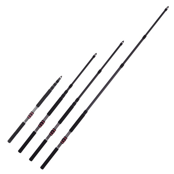 /9.8ft Lightweight Carbon Fiber 4 Sections Extendable Telescoping Microphone Boom Pole Arm Extension with 3kg/6.6lbs Load Capacity