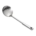thumbnail image 1 of Kitchen Soup Food Thicken Stainless Steel Spoon Colander Strainer Filter Hot Pot Slotted Spoon Food Serving, 1 of 4