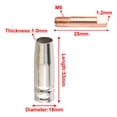 thumbnail image 4 of 3pcs 15AK Torch Welding Accessories Nozzles Contact Tips for MIG Welder, 4 of 8