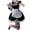 #05, variant on Pisexur Maid Cosplay Dress Fashion Short Sleeve A-Line Midi Dress Womens Cosplay Costume Outfit Halloween Christmas Dresses Apparel Sets