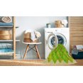 thumbnail image 2 of Ahgly Company Machine Washable Indoor Round Transitional Pistachio Green Area Rugs, 7' Round, 2 of 7