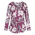 thumbnail image 4 of TIMIFIS Mode Automnale pour Femmes Tunique à Manches Longues d'Automne pour Femmes pour Porter avec des Leggings Blouse Décontractée à Col en V T-Shirt Blouse pour Femmes, 4 of 7